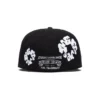 Cotton Wreath New Era 59FIFTY canvas fitted pet zwart