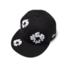 Cotton Wreath New Era 59FIFTY canvas fitted pet zwart