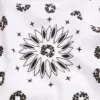 Cotton Wreath Paisley-bandana met kransmotief, wit