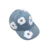 Cotton Wreath Raw Denim-pet, lichte wassing