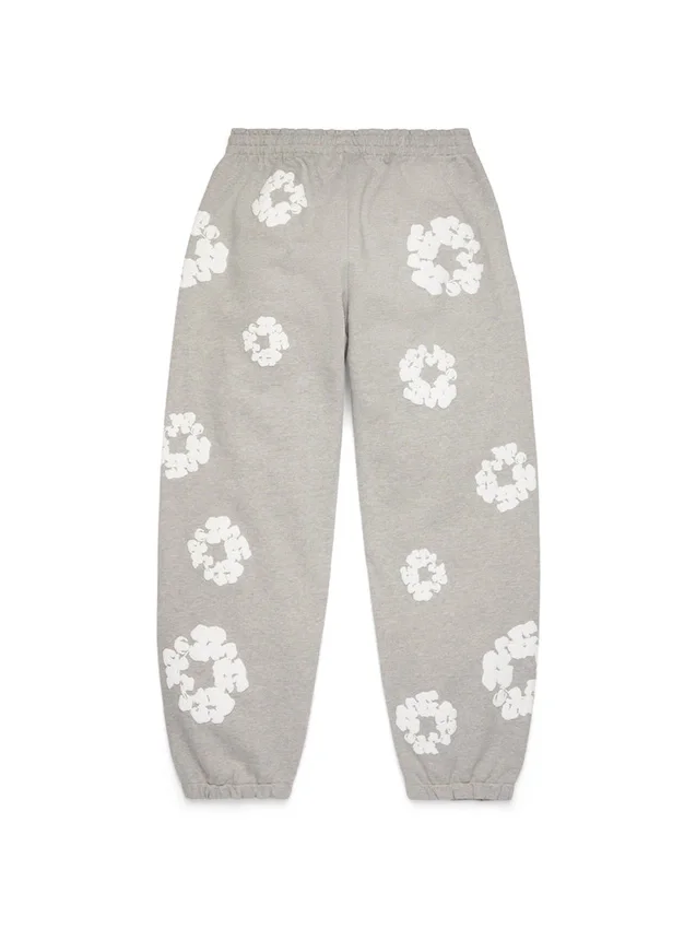 Cotton Wreath Sweatpant Grijs