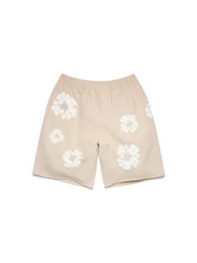 Cotton Wreath Sweatshorts Crème
