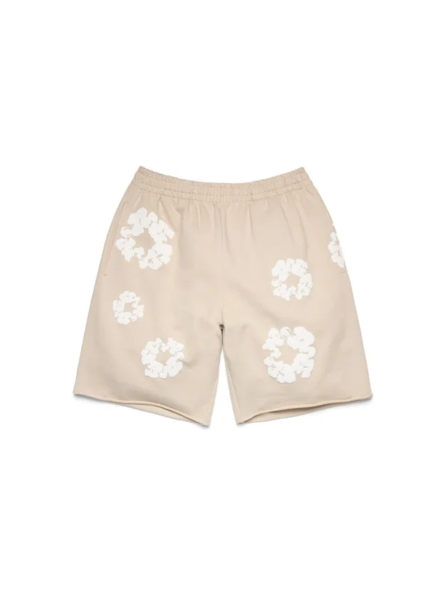 Cotton Wreath Sweatshorts Crème