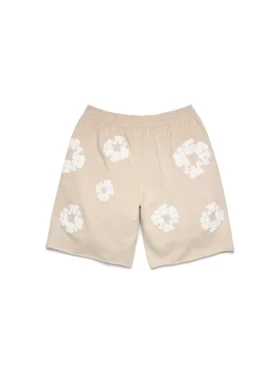 Cotton Wreath Sweatshorts Crème