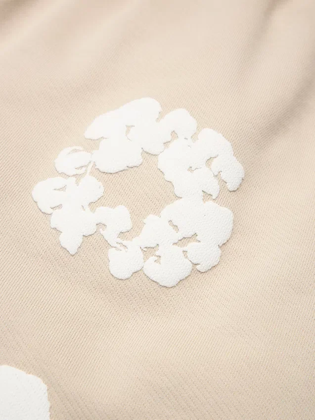 Cotton Wreath Sweatshorts Crème