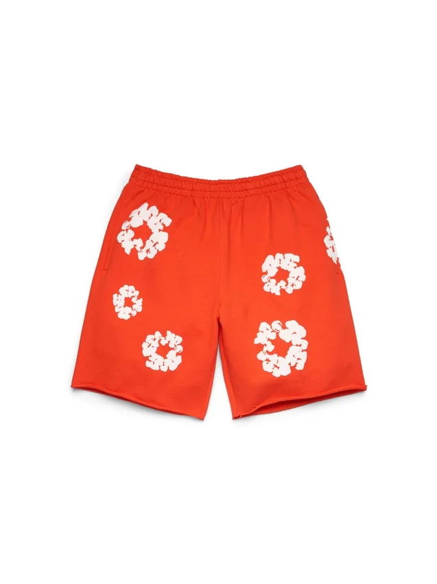 Cotton Wreath Sweatshorts donkeroranje