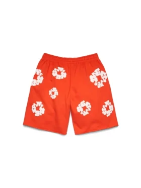Cotton Wreath Sweatshorts donkeroranje