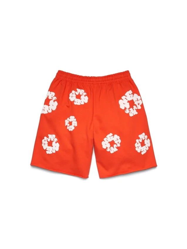 Cotton Wreath Sweatshorts donkeroranje