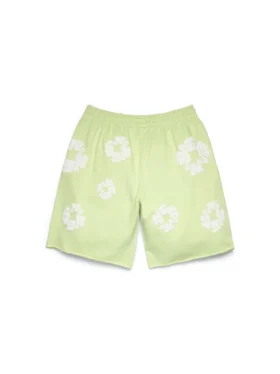Cotton Wreath-sweatshorts in mintgroen