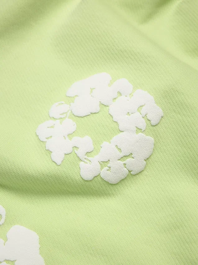 Cotton Wreath-sweatshorts in mintgroen