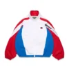 Cuba Stripe trainingsjack rood/wit/blauw