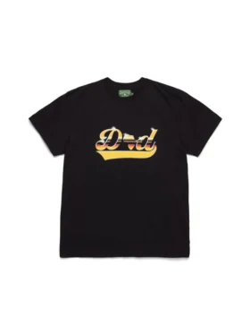 Dad-T-shirt zwart