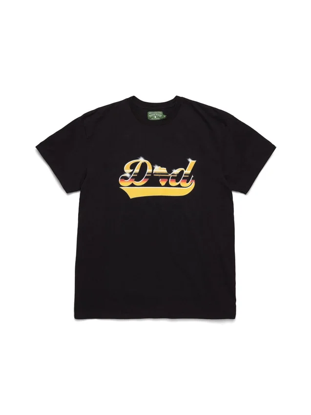 Dad-T-shirt zwart