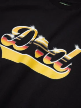 Dad-T-shirt zwart
