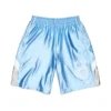 Denim U basketbalshort lichtblauw