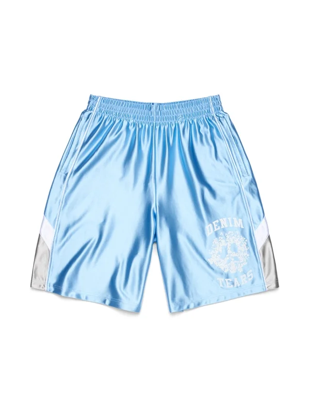 Denim U basketbalshort lichtblauw