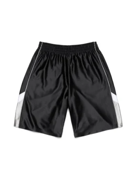 Denim U-basketbalshort, zwart