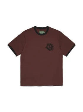 Denim U Ringer T-shirt bruin