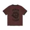 Denim U Ringer T-shirt bruin