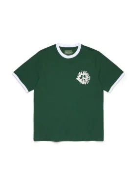 Denim U Ringer T-shirt Groen