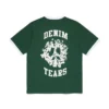 Denim U Ringer T-shirt Groen