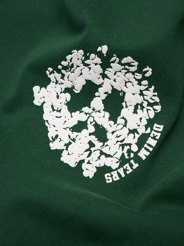 Denim U Ringer T-shirt Groen