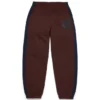 Denim U-sweatbroek met panelen bruin