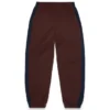 Denim U-sweatbroek met panelen bruin