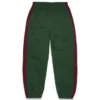 Denim U-sweatbroek met panelen, groen