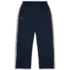Denim U-sweatpants met strass, marineblauw