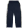 Denim U-sweatpants met strass, marineblauw