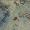 Denimshort met 'Dirty Wash'-effect