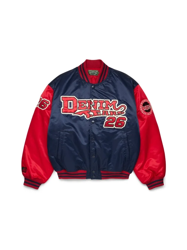 DT Baseball Varsity-jasje marineblauw