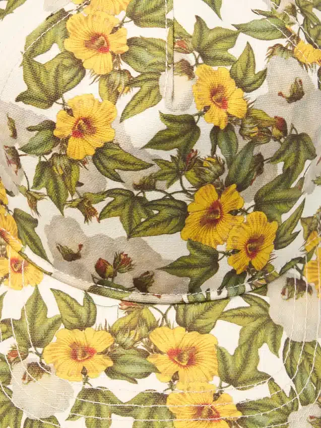 DT canvaspet met bloemenprint, multi