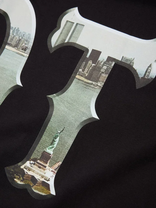 DT City T-shirt, zwart