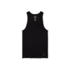 DT Flag 3-pack geribde tanktop, zwart