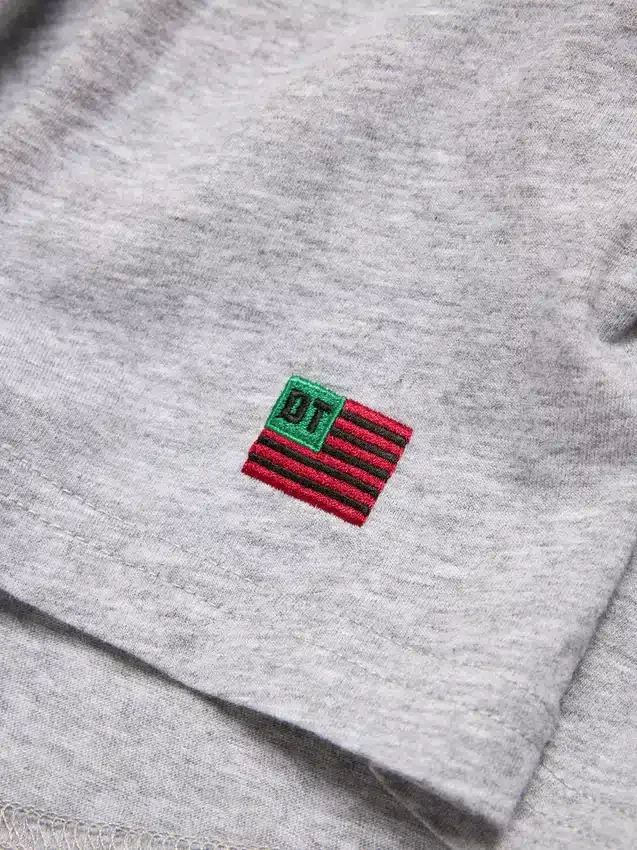 DT Flag 3-pack T-shirt met lange mouwen, grijs