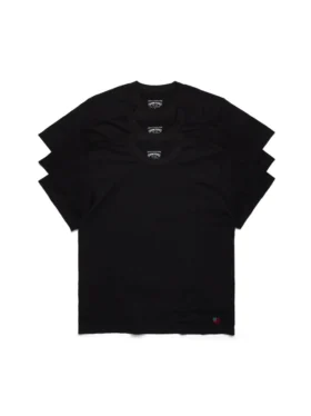 DT Flag 3-pack T-shirts Zwart