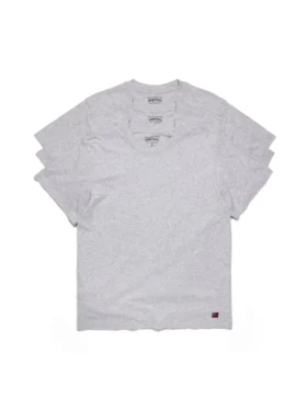 DT Flag T-shirt 3-pack grijs