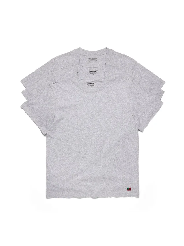 DT Flag T-shirt 3-pack grijs