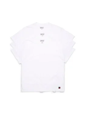 DT Flag T-shirt 3-pack wit