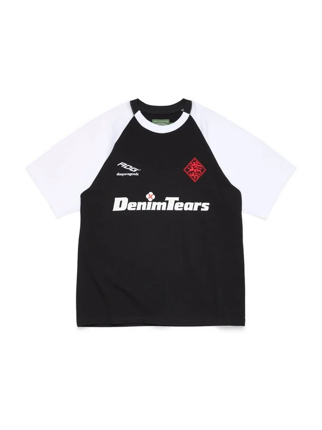 DT Football Raglan-T-shirt Zwart