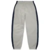 DT gestreepte joggingbroek met open zoom, grijs