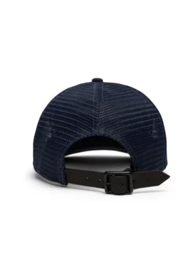 DT-truckerpet met stempelpatroon, marineblauw