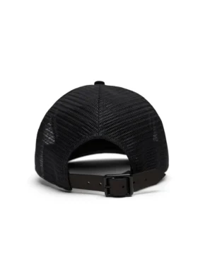 DT Truckerpet met stempelpatroon, zwart