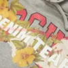 DT Virginia-hoodie met overlockstiksels, grijs
