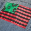 Flag-Denimjasje, lichte wassing