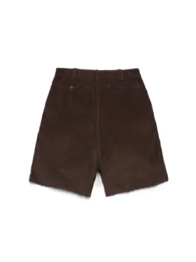 Geoxideerde studs corduroy-short