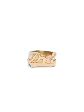 Gouden 'Dad'-ring
