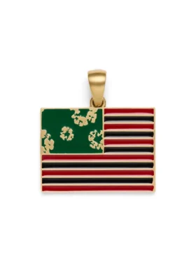 Hanger met Pan-Afrikaanse vlag